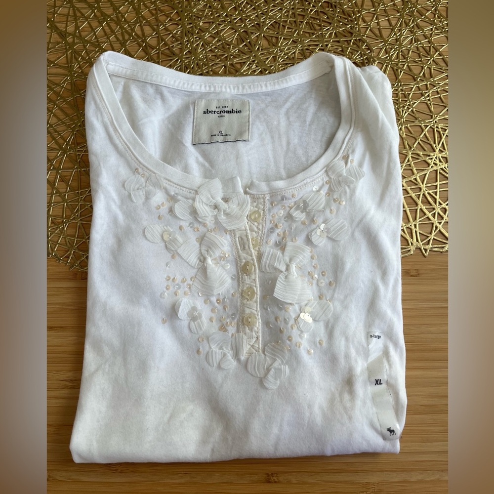 Abercrombie Kids White Kids Top